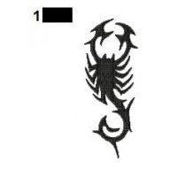 Scorpion Tattoo Embroidery Design